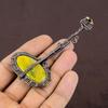 Natürlicher Gitarre Bumblee Bee Jaspis Edelstein Kupferdraht Wickelanhänger 3.82" v6A81