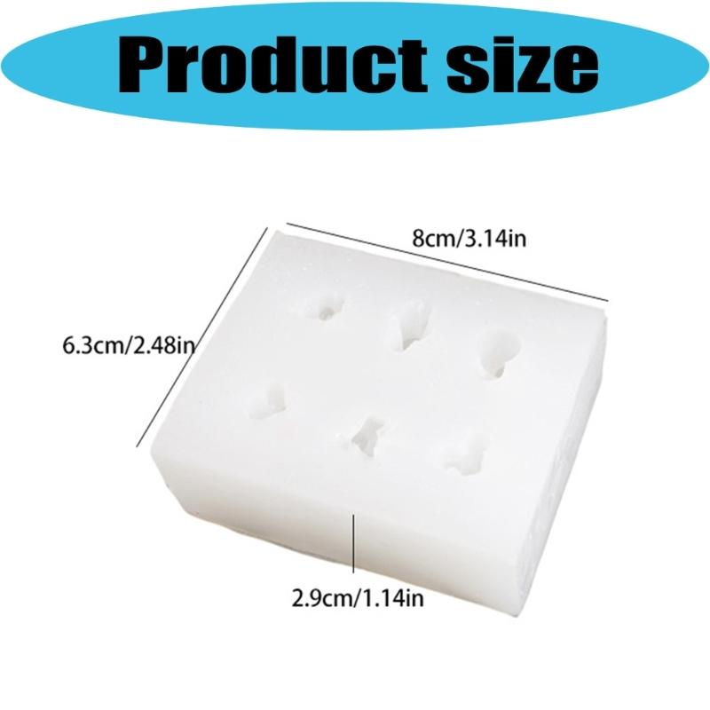 Mini Mushroom Silicone Mold Tiny Mushroom Silicone Mold for DIY Dollhouses Fairys Garden Decors Jewelry Making Molds