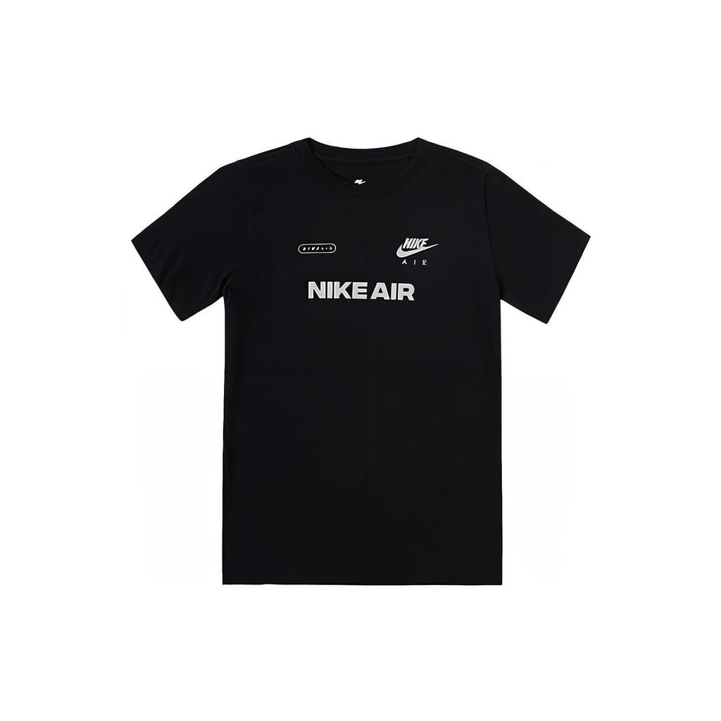 Nike T-Shirt Mother Print Round Neck Casual Short Sleeve American Vintage Kids Tops Black DO1813-010