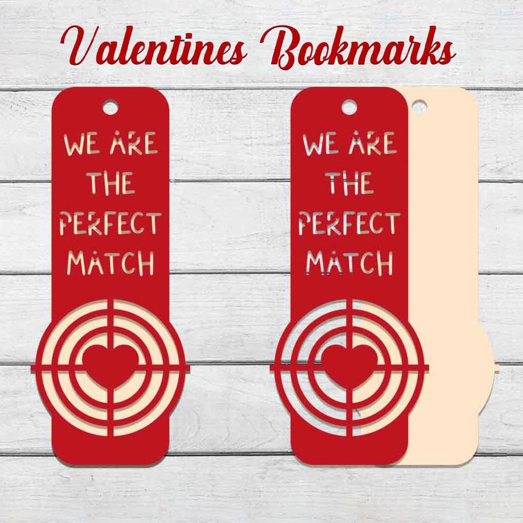 Bookmarks, Wooden Labels, Couple Gifts Valentine's Day Bookmark