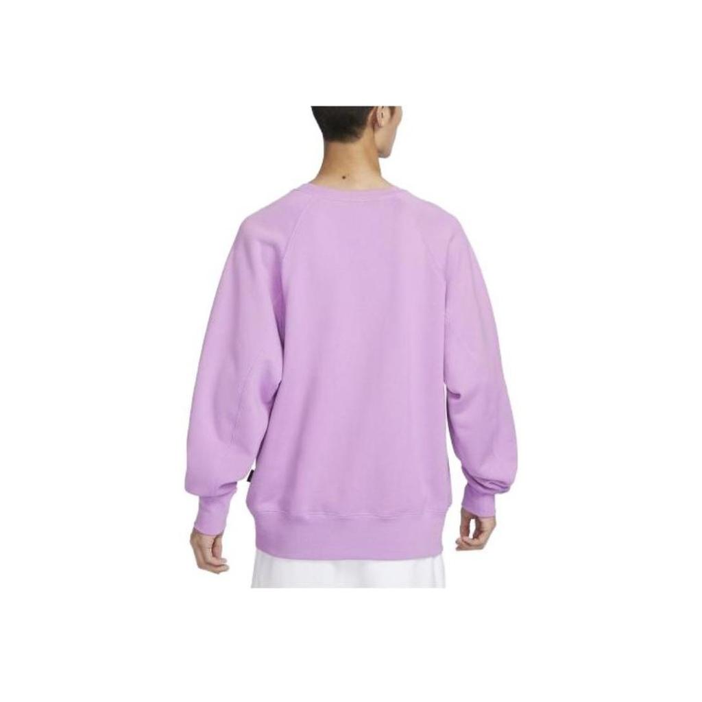 Nike Sportswear Air Logo Crew Neck Sweatshirt Men Tops Purple DV9830-591