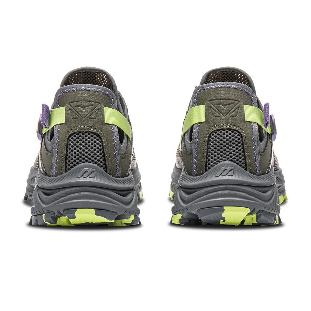 Mizuno Low Top River Trekking Shoes Unisex Brown Green D1GH261202