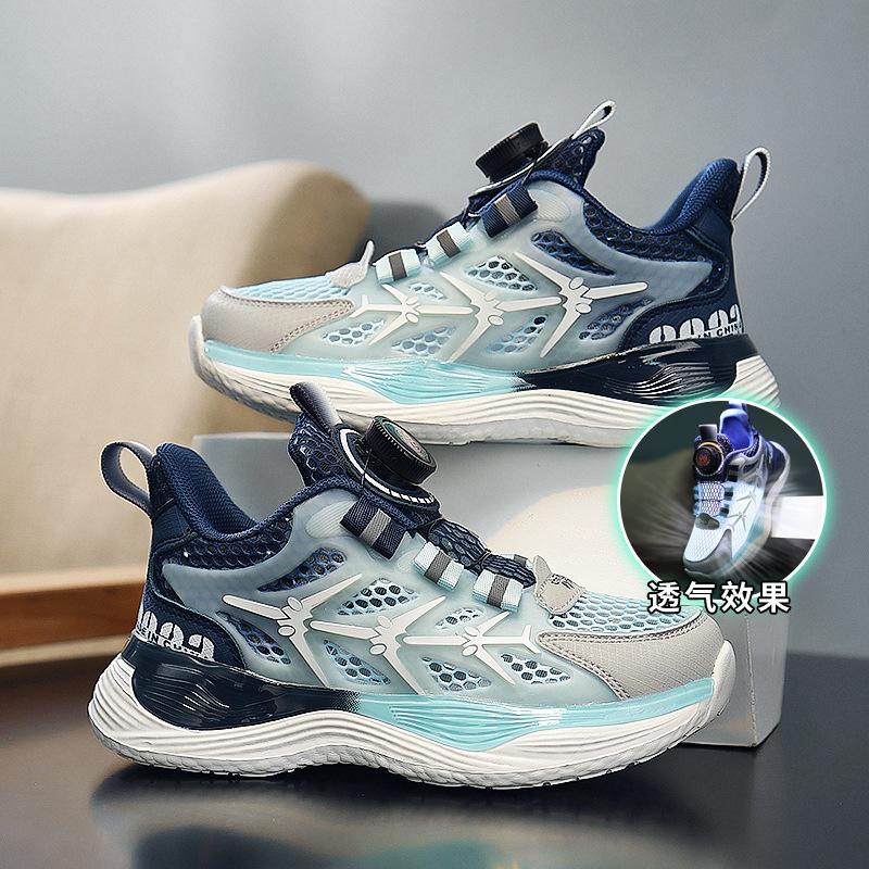 

Youth basketball shoes men s sports shoes summer single net hollow breathable lightweight luminous student running shoes men 31