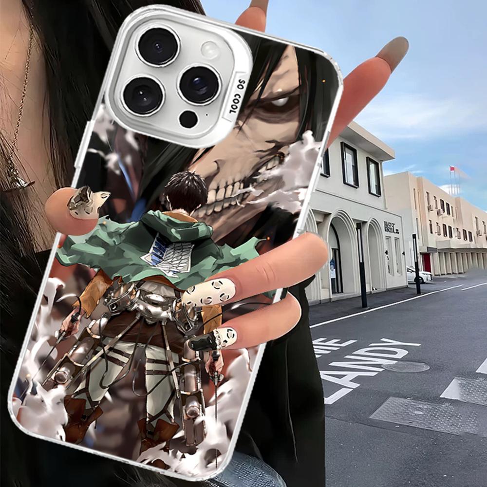 Levi Eren Jaeger Phone Case For IPhone 16 15 14 13 12 11 Pro Max X XR XSMAX 8 7 Plus Matte Shockproof Back Cover