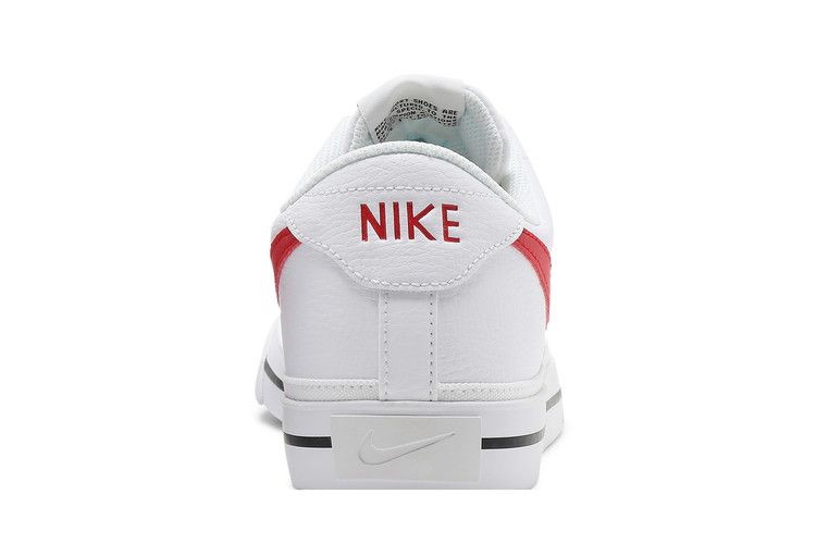 Nike Court Legacy White University Red