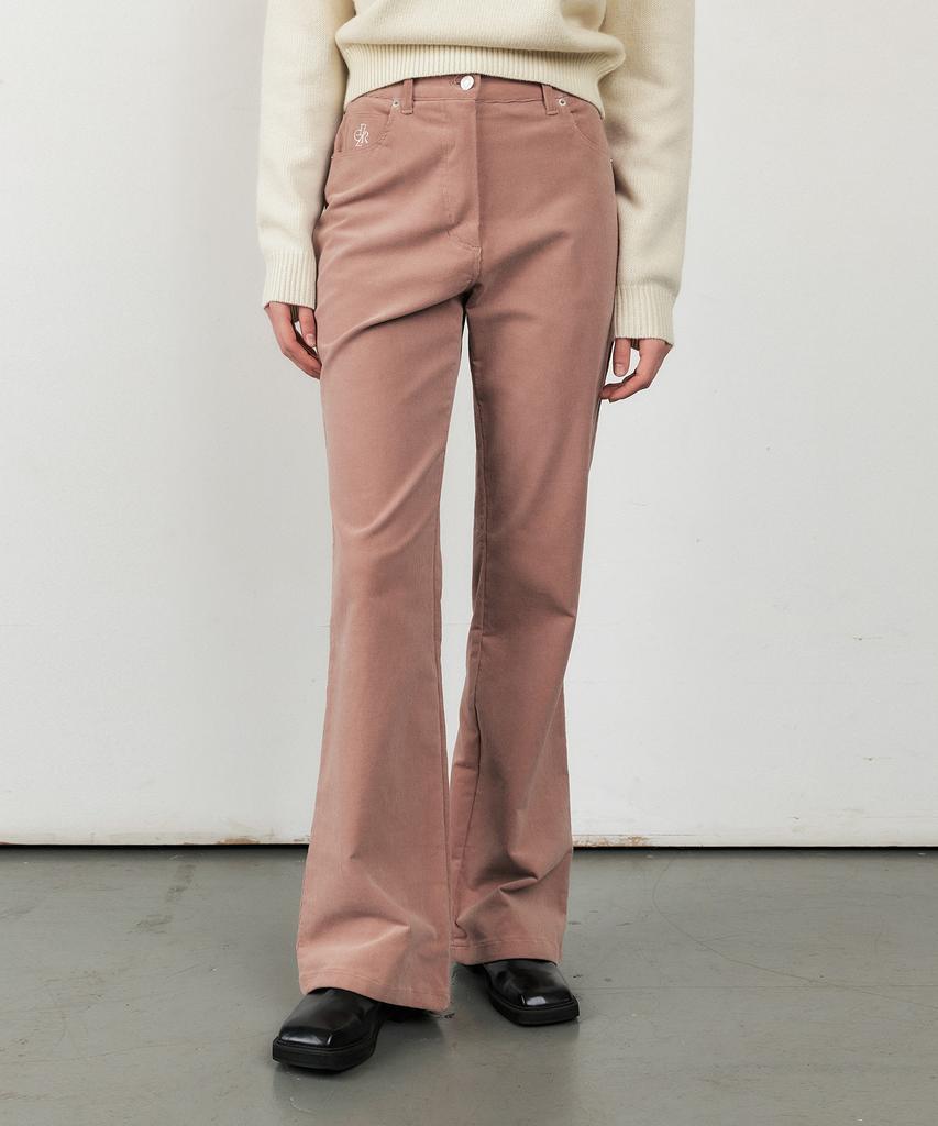 CITYBREEZE Corduroy Comfort Bootcut Pants_Pink