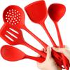 1/9pc Chef-Crafted Silicone Kitchen Set – Nonstick Safe, Heat-Resistant Spatula & Slotted Spoon | Dishwasher Friendly Essentials