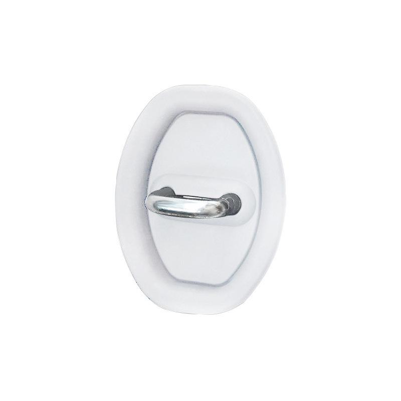 Car Door Lock Buckle Cushion: Shock-Absorbing, Anti-Rust, Protective Cover - Interior Decoration and Modification Accessory