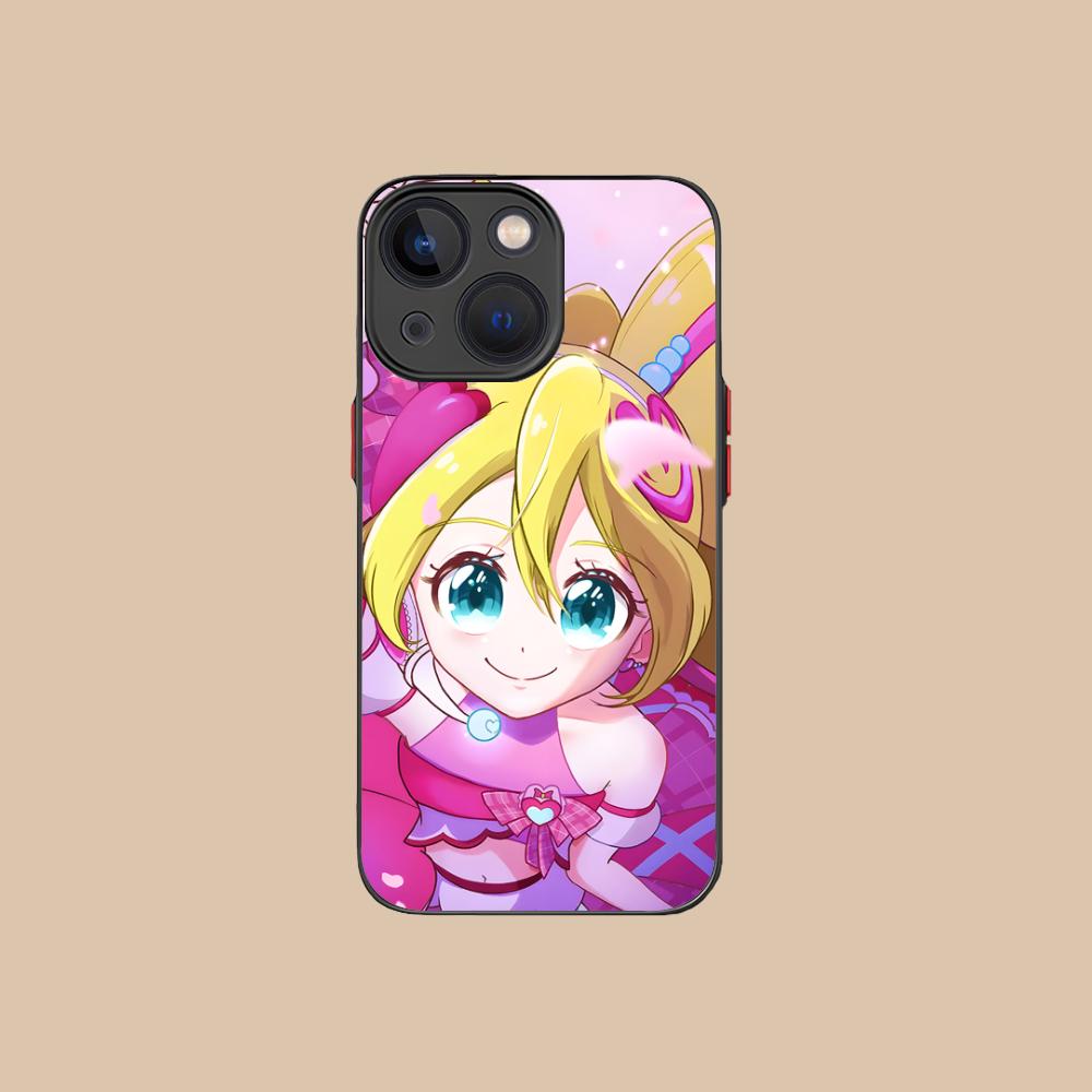 Sakura Uta Cure Idol Silicone Mobile Phone Case for iPhone 17 16 15 14 13 12 11 X XR XS Air Pro Max Plus Mini Colorful Cover