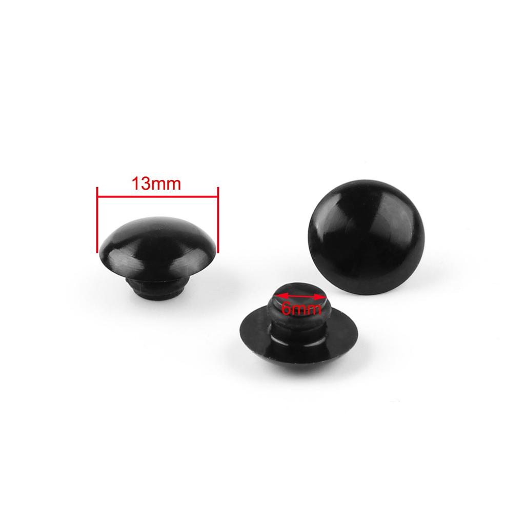 Bruce & Shark Nakrętka śruby gniazdowej M8 Uniwersalna nasadka śruby Nakrętka śruby gniazdowej M8 Czarna