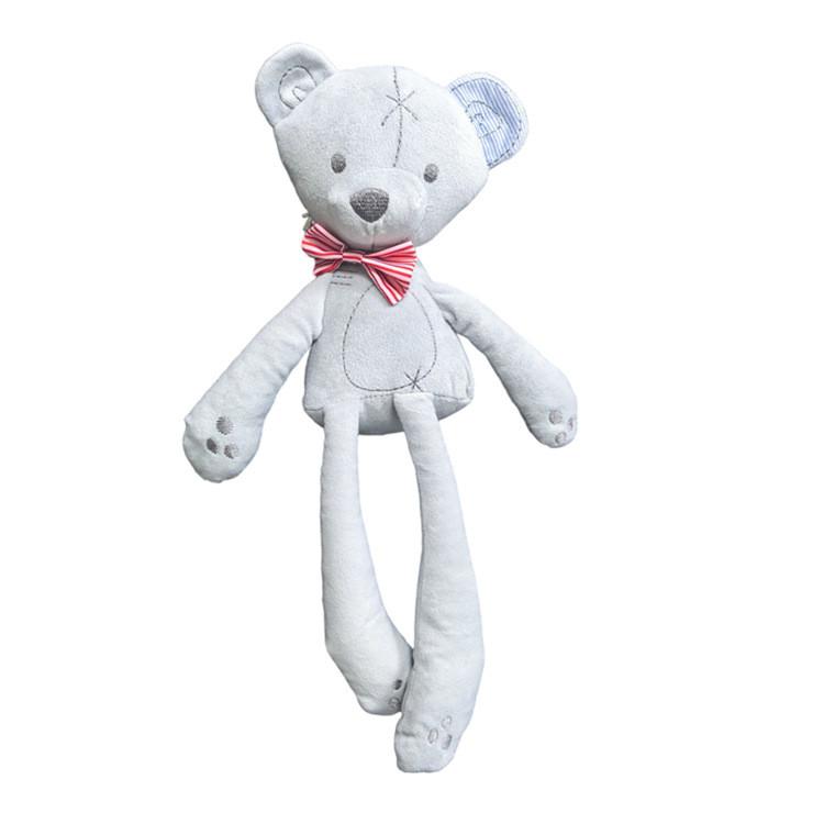 

Childrens Plush Bear Toy With Pp Cotton Filling For Infant Sleep And Birthday Gift красный