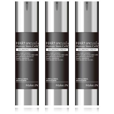 HARI Spicule Human Stem Cell Cream Pore Made In Japan Bottles X Make.iN + [50g] Care, Ceramide, CICA, EGF, FGF, Moisturizing, Skincare, Firmness,