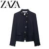 ZAZA homemade European and American style, wholesale women's clothing fashion versatile temperament cross-border gold button slim blazer