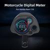 Tachometer Speedometer Digital Meter Motorcycle LCD Odometer TRIP ODO KMH Voltmeter Oil Level Gauge for Honda Navi