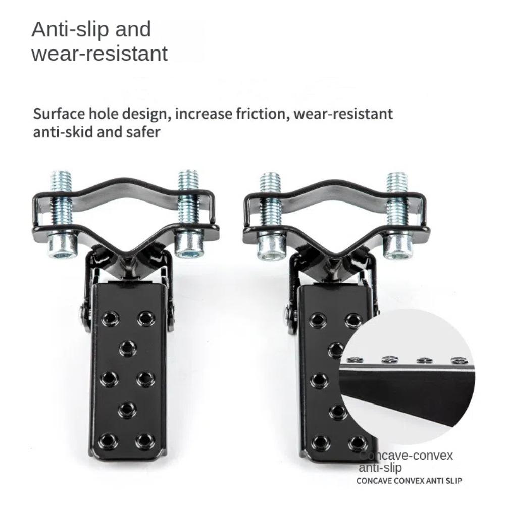 1 Pair Shock-absorbing Foldable Foot Pegs Modified Parts Foot Step Motorcycle