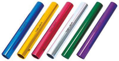 TOEI LIGHT Aluminum Baton Set 6 G1207 6 Colors 1 Set Comes with Storage Nylon Case Diameter 39mm X Length 30cm (Kneaded) Approx.