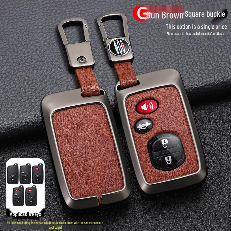 Compatible Key Case for Toyota Models: Corolla, Levin, Camry, Highlander, RAV4, Crown, CHR, Reiz