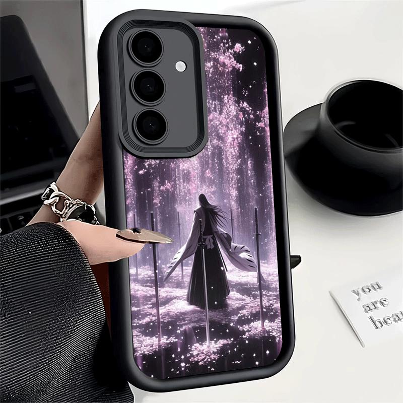 Phone Case for Samsung Galaxy A17 A16 A15 A14 A13 Bleach Kuchiki Byakuya A56 A36 A26 A55 A35 A25 A54 A34 A24 A53 A33 A23 A07 A06