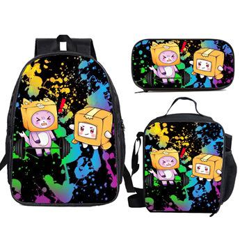 Backpack, Various Styles, Cartoon Heat Transfer, Digital Printing, Backpack, Large-Capacity Student Schoolbag