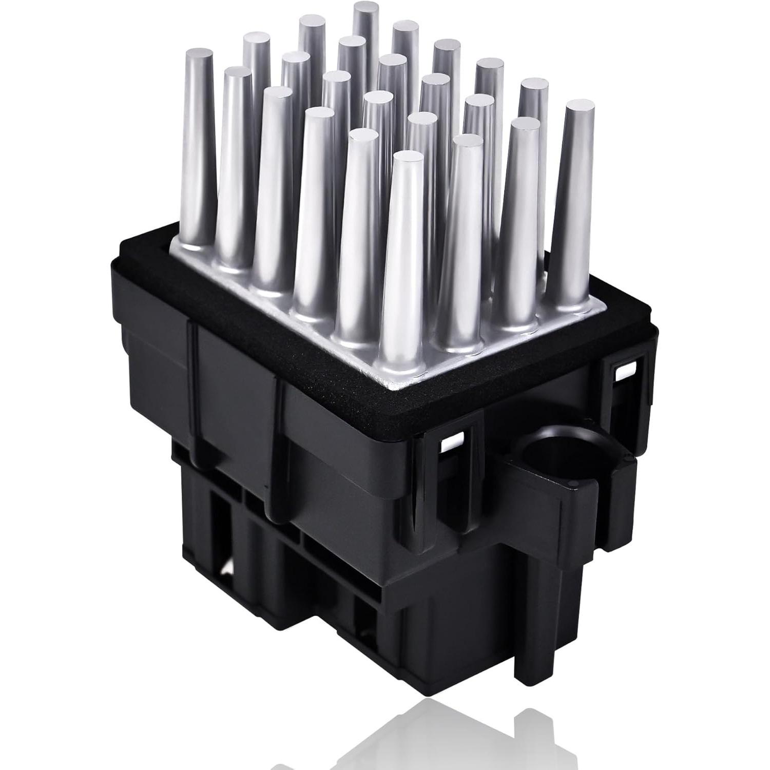 

Blower Motor Resistor for Select 2007-2013 Chevy Silverado Tahoe Equinox/GMC Sierra Yukon/Buick/Cadillac/Dodge/Chrysler Replace #15141283 13598134 чорний