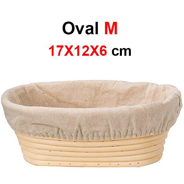 Round /Oval Bread Fermentation Natural  Rattan Basket Country Bread Baguette Dough Mass Proofing Tasting Proving Baskets BakerySupplies
