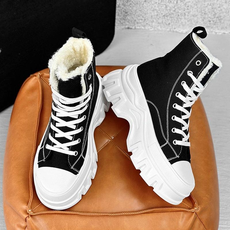 2025 New Thick-soled Canvas Couple Shoes
