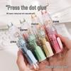 Press-on Dot Glue: Longli Correction Tape Style, Double-Sided Cute Small Strong Glue Stick.