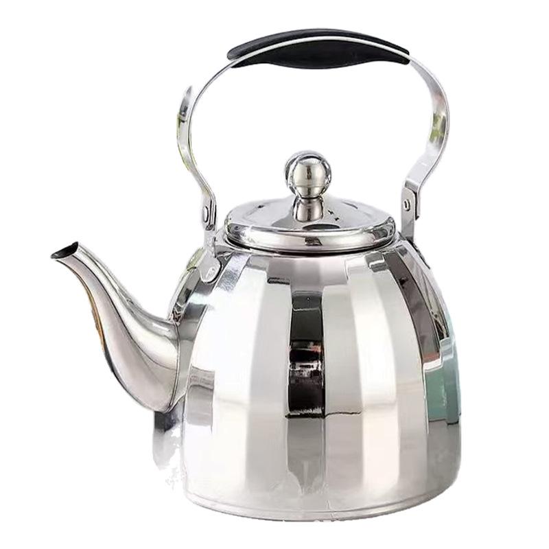 Large Capacity Stainless Steel Teapot with Handle and Filter for Hotel and Restaurant Use