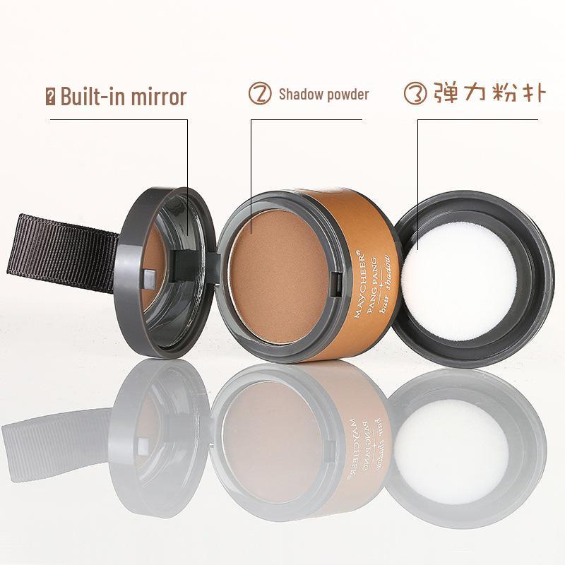 MAYCHEER Hairline Shadow: Hairline and Temple Contour Powder for Filling Forehead Edges.