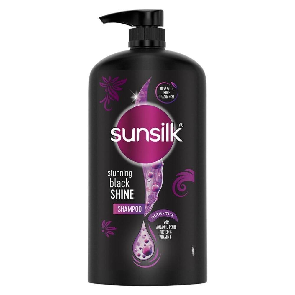 

@ Sunsilk Stunning Black Shine Shampoo For Long Lasting 1 Ltr O896 Zr-2338-60%Off