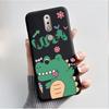 Printing Pattern Case For Nokia 7.1/Nokia 7 Plus Fundas Nokia7 Cover Soft Silicone Black Shell Cute Flower Cartoon Casing Coque