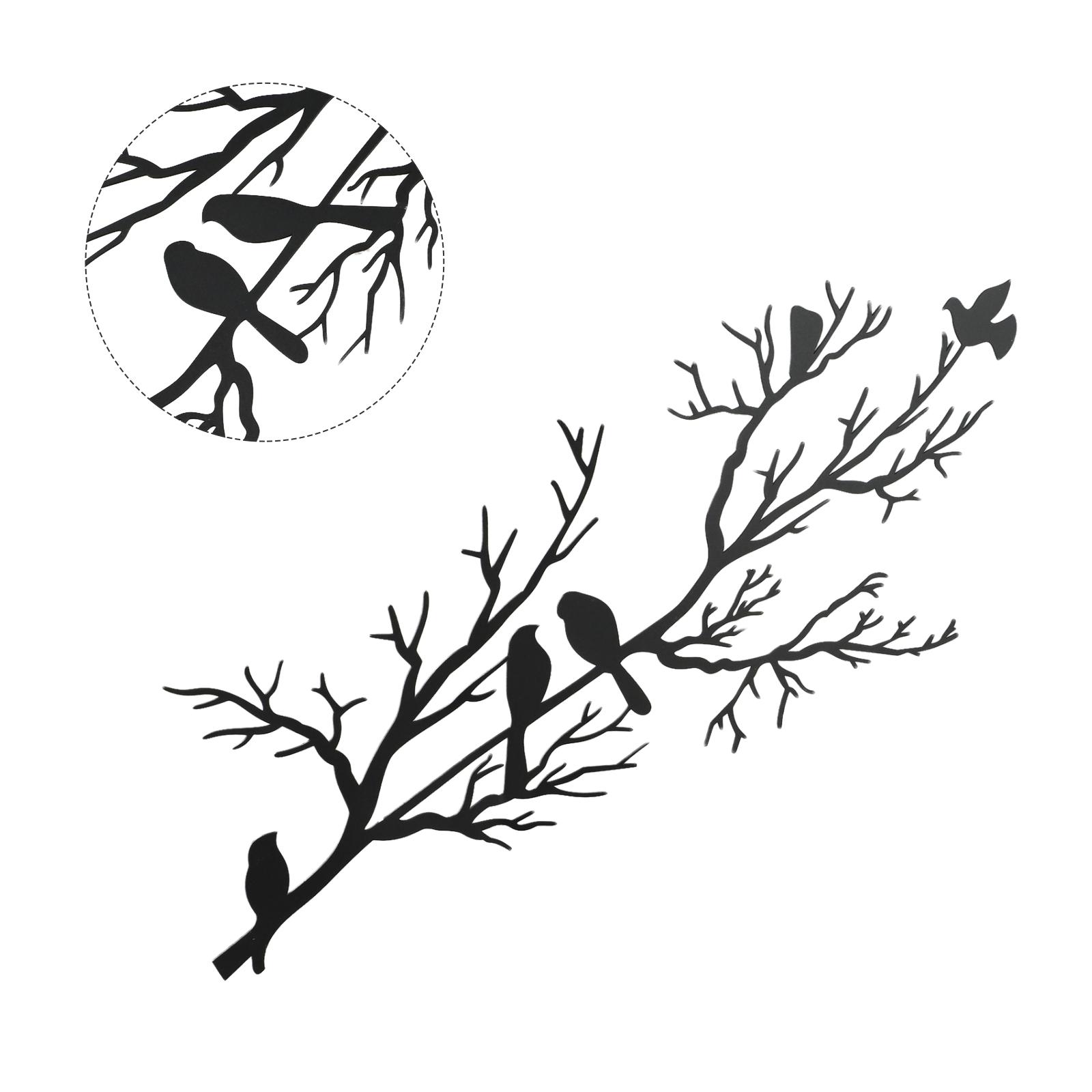 

For Bedroom For Kitchen Home Wall Hanging Metal Bird Decoration Home Improvement Indoor Outdoor Use Sturdy Iron Material China Mainland