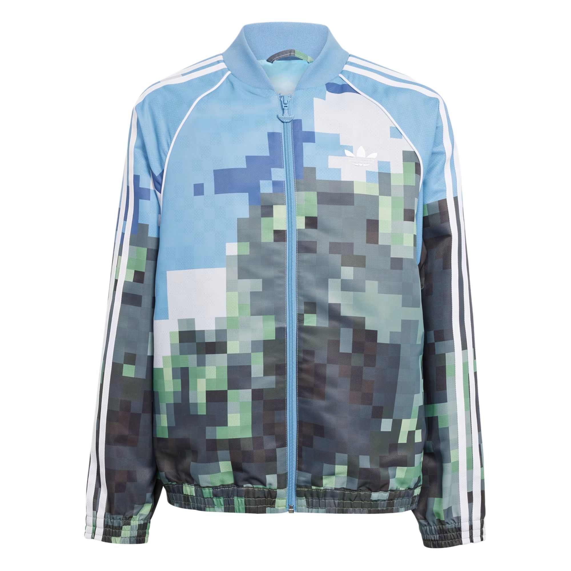 

Adidas Originals Куртка-толстовка X Minecraft Коллаборация Повседневная мода Свободная Универсальная Детские куртки Туманно-голубой Волшебный-желтый Племенной-зеленый JZ9934 128