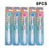 1/5Pcs Tongue Scraper Oral Cleaner Brush Soft Silicone Cleaning Tongue Toothbrush Mouth Fresh Breath Scraping Hygiene Care Tools