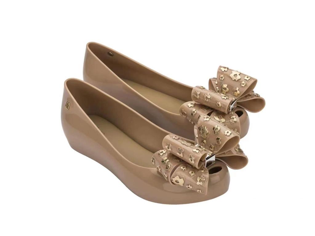 2026 New Style Women's Melissa Wedge Jelly Sandals with Bowknot