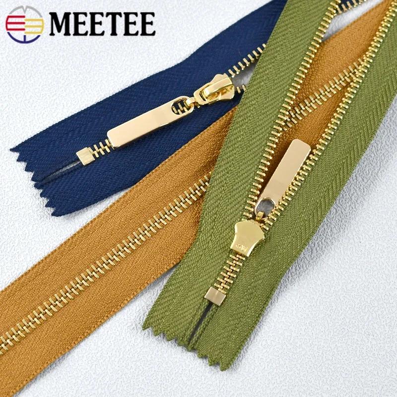 5/10Pcs 3# 15-30cm Close-end Metal Zippers Purse Handbag Zip Closure Decor Zipper for Clothes Pocket Zips DIY Sewing Accessory