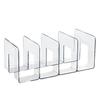 Clear Purse Organizers with 4 Compartments Accessory for Closet Shelf and Display Stand Storage Solution Household Use