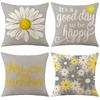 Spring Pillow, Daisy Pillowcase, New Printed Pillow, Office Sofa Pillowcase