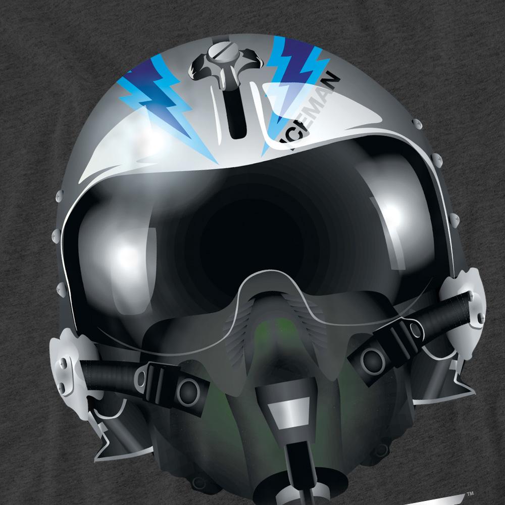 Top Gun Unisex Adult Iceman Helmet T-Shirt