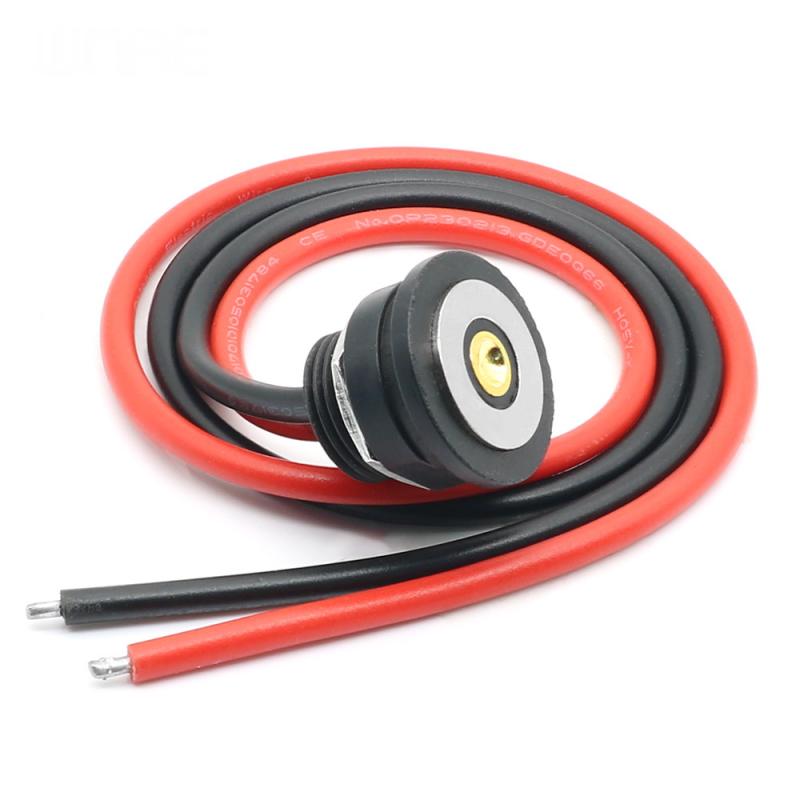 1 Piece Male/Female Connector Magnetic Data Cable 10A High Current Magnetic Charging Cable Single Core Contact Pogopin Connector