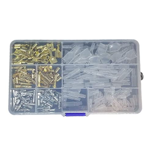 

morytrade 4мм Набір Гільз Мама Тато Термінал Двозуба Пластикова Коробка Автомобіль Мотоцикл З єднувач для З єднання Джгута