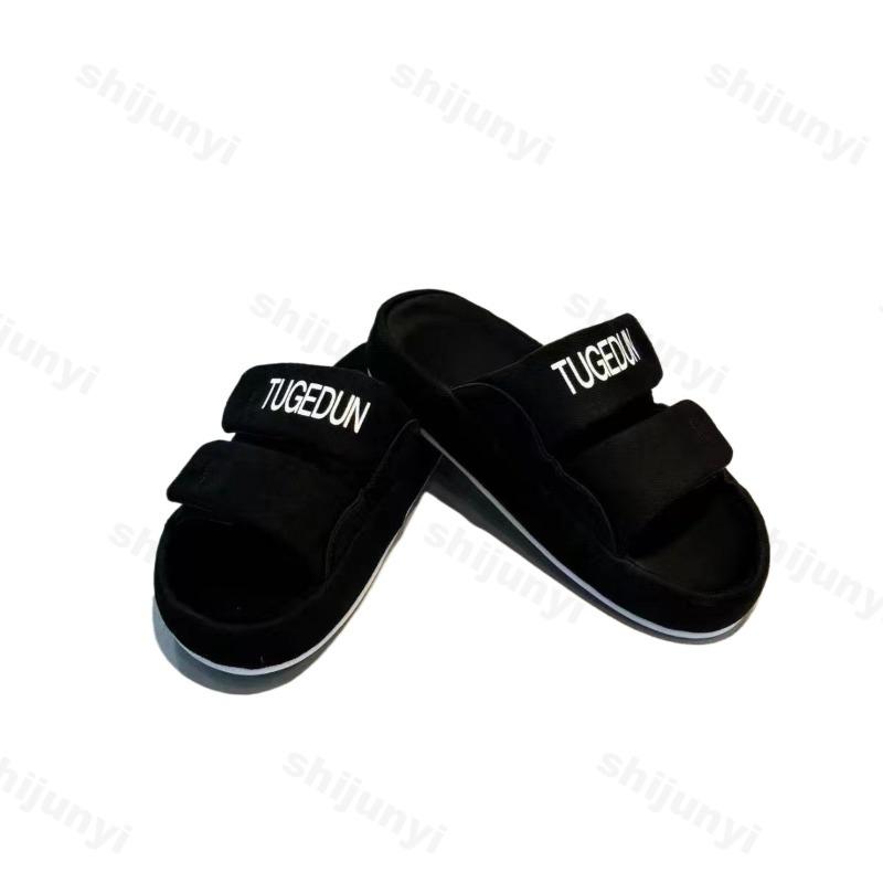 Fashion Men's Fashion Trend Casual Slippers Outdoor Beach Sports 2025 Summer Comfortable Thick Soled Height Increasing Open Toes Sandals