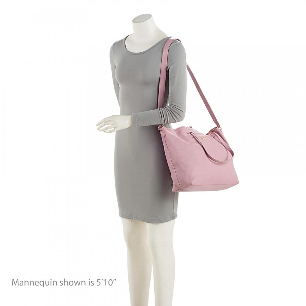 Salvatore Ferragamo Leather Mika Tote Pink