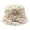 Korean Style Lamb Wool Fisherman Hat for Women Winter Plush Thickened Warm Ins Versatile Face Showing Small Bucket Hat