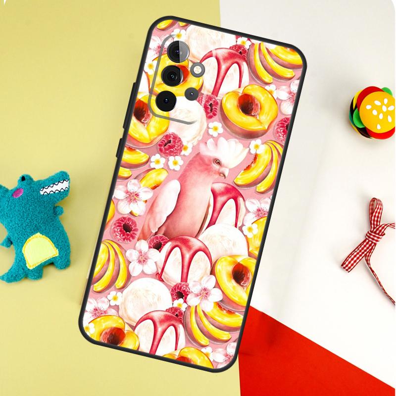 Tropical Summer Fruit Lemon Case For Samsung Galaxy A54 A34 A24 A14 A12 A22 A32 A42 A52 A72 A52S A51 A71 A13 A53 Cover