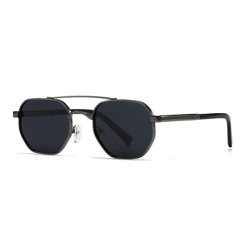 Sunglasses Men'S Sunglasses For European And American Street Style Model Polygonal Sunglasses