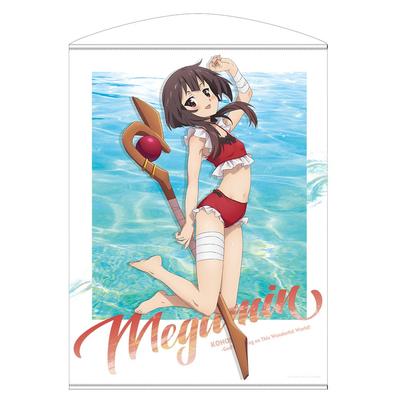 2D Cospa Blessing On This Wonderful 3 Newly Drawn Megumin Swimsuit 100cm Tapestry [Official] God's World! Ver.