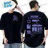 Rapper Nsqk Do You Think About Me 2025 Album Print T Shirts Unisexs Hip Hop Vintage Cotton Short Sleeve Tshirt Unisex Streetwear