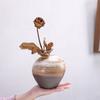 Vintage dekorative Vasen Steinzeug floral Europäischer Stil Trockenblumen Blumen Hydrokultur Keramik Blumenarrangements Heim Büro Ornamente