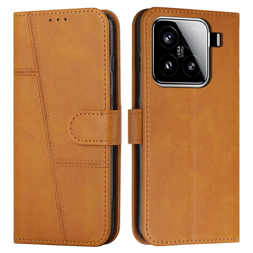 For Xiaomi 15 Case Stand Flip Protective Leather Phone Cover
